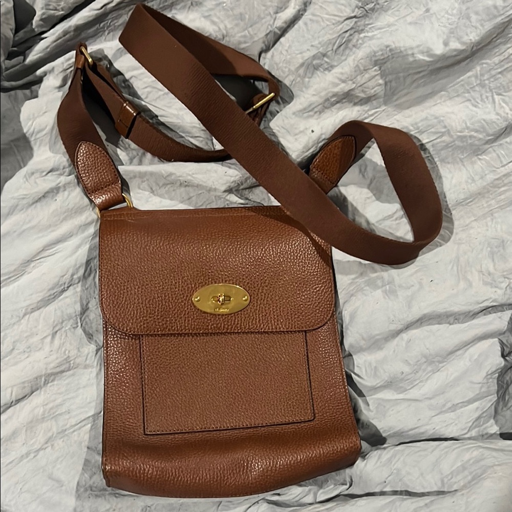 MULBERRY  brown Leather Crossbody Bag